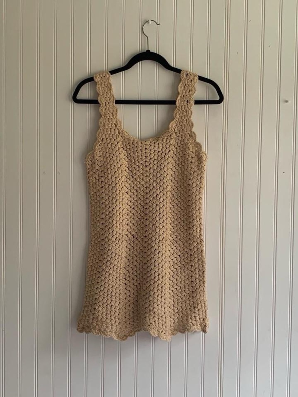 Olivaceous Crochet Tunic Tank NWT M